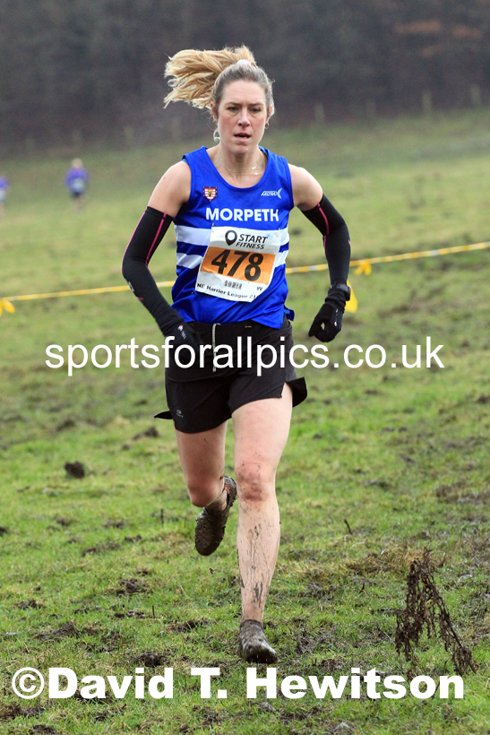 Senior womens 2022 North Eastern Harrier League, Thornley Farm, Peterlee, County Durham. Photo: David T. Hewitson/Sports for All Pics